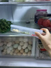 ZOZX德國窄縫冰箱分格保鮮盒冰箱凍肉盒子冷凍食品級食物收納盒分裝盒 【兩分格】冰箱分裝盒-2個裝 曬單實(shí)拍圖