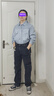 Levi's李維斯男士美式休閑多口袋工裝傘兵煙灰色中腰闊腿牛仔褲 煙灰色 30 32 曬單實(shí)拍圖