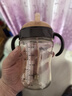 世喜吸管奶瓶1-3歲直飲杯嬰兒ppsu一12個(gè)月以上寶寶300ml帶重力球手柄 曬單實(shí)拍圖