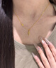 瑞諾黃金十字架項鏈女新款足金999時(shí)尚吊墜鎖骨生日送女友禮物 勿拍/克重多退少補 曬單實(shí)拍圖