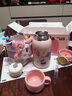 珞獅保溫杯壺 學(xué)生吸管304抗菌水杯兒童水杯  雙飲女士禮盒水杯  曬單實(shí)拍圖