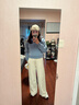 lululemon丨Fleece 女士拉絨高腰闊腿褲 *新年款 LW5GQZA 淺象牙白 M 曬單實(shí)拍圖
