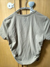 lululemon丨All It Takes 女士運動(dòng) T恤 *羅紋Nulu? LW3GV0S 橡木棕 S /6 曬單實(shí)拍圖