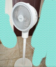 海爾（Haier）空氣循環(huán)扇大風(fēng)量落地扇家用3D渦輪換氣對(duì)流電風(fēng)扇空調(diào)伴侶搖頭臺(tái)立地輕音電扇風(fēng)扇 HFX-J2350A 曬單實(shí)拍圖