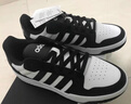 adidas ENTRAP美式校園風(fēng)運(yùn)動(dòng)板鞋少年感復(fù)古籃球鞋男女阿迪達(dá)斯 白色/黑色   42 曬單實(shí)拍圖