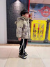 G.duck小黃鴨童裝男童秋冬裝兒童冬季加厚羽絨棉服寶寶外套男孩棉衣襖潮 卡其色 【實(shí)體專(zhuān)柜 商場(chǎng)品質(zhì)】 150 (建議135-145cm 10-11周歲） 曬單實(shí)拍圖