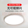 TCL吸頂燈led臥室燈全屋燈飾陽(yáng)臺餐廳現代簡(jiǎn)約三防燈24W白光 曬單實(shí)拍圖