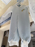 班杰威爾嬰兒衣服春秋季夾棉連體衣寶寶保暖哈衣爬服 保暖藍(lán)色2件裝 80碼 曬單實(shí)拍圖