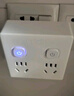 國際電工86型無線插座轉(zhuǎn)換器一轉(zhuǎn)多一轉(zhuǎn)四電源插頭超薄多功能擴(kuò)展插座面板 1轉(zhuǎn)4魔方插座 白色【獨(dú)立分控】 曬單實(shí)拍圖