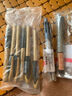 三菱（uni）按制圓珠筆金屬桿原子筆中油筆軟膠筆握 低重心白膠銀桿 SXN-1000 0.7mm黑色 曬單實拍圖
