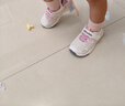基諾浦（ginoble）基諾浦學步鞋春秋季男女童鞋運動鞋寶寶機能鞋GY1612羽毛白170mm 曬單實拍圖