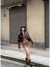 達芙妮堆堆靴女短靴2025新款百搭時裝靴時尚潮流通勤休閑復(fù)古西部牛仔靴 咖色 37 (235mm) 標(biāo)準碼 曬單實拍圖