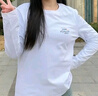 都市麗人長(cháng)袖打底衫女2025新款春秋內搭純棉t恤可外穿寬松小個(gè)子休閑上衣 曬單實(shí)拍圖