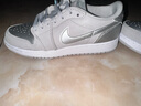 耐克（NIKE）男鞋女鞋Air Jordan1 Low aj1 白酒紅低幫耐磨復(fù)古運(yùn)動(dòng)板鞋籃球鞋 CZ0790-002/CZ0858-002 銀灰色 37.5 GS 曬單實(shí)拍圖