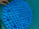 指壓板超慢跑足底按摩腳墊經(jīng)絡(luò )疏通跑步趾壓板腳踩腳底軟硅膠 火山巖磁石款 -藍色【直徑55cm】深度按摩/軟硬 曬單實(shí)拍圖