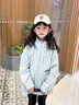 拙拙豬女童春秋裝外套2025新款兒童戶(hù)外上衣中大童女孩學(xué)生洋氣秋季衣服 綠色 160 曬單實(shí)拍圖
