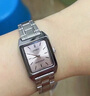 卡西歐（CASIO）手表女小方塊ins網(wǎng)紅復古學(xué)生考試時(shí)尚百搭簡(jiǎn)約指針石英女表禮物 LTP-V007D-4E 粉盤(pán)鋼帶 曬單實(shí)拍圖
