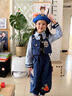G.DUCKKIDS小黃鴨女童秋裝套裝朱迪兔子警官衣服2025新款兒童cos服裝春秋季 三件套 140 建議9~10歲【130-140cm】cm 曬單實(shí)拍圖
