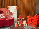萊邦宸 訂婚全套布置 2025新款訂婚場景布置全套背景板布置套裝氣球裝飾 次日達/桃之夭夭 曬單實拍圖