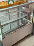 煜燦蛋糕柜冷藏展示柜商用水果熟食慕斯甜品風(fēng)冷保鮮柜直角臺式柜小型 直角后開(kāi)門(mén)/落地式/1.2x0.65x1.2 曬單實(shí)拍圖