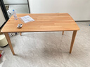 NITORI宜得利家居 家具 實(shí)木餐桌現代簡(jiǎn)約家用日式餐桌 克萊CN系列 T-01H 自然色 150cm 曬單實(shí)拍圖