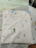 十月結晶嬰兒衣服初生寶寶連體衣新生兒哈衣和尚服 奇幻森林款-兔兔白 A類品質 四季 52cm 【新生兒】 曬單實拍圖
