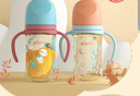 貝親（Pigeon）PPSU雙把手防脹氣奶瓶240ml 叢林小兔 M號奶嘴 3月+ AA218 曬單實(shí)拍圖