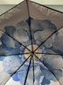 蕉下（beneunder）防紫外線遮陽傘三折雙層黑膠晴雨傘防曬傘BM664藍(lán)鈴 曬單實(shí)拍圖