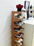 詩(shī)亭居高奢品質(zhì)轉角鞋架小窄門(mén)口家用室內入戶(hù)多層簡(jiǎn)易架子收納神器 茶色-8層30 加粗加厚 現貨速發(fā) 曬單實(shí)拍圖