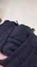 森馬（Semir）休閑褲女冬季抓絨分割松緊腰寬松長(cháng)褲顯腿長(cháng)風(fēng)闊腿褲101724127011 曬單實(shí)拍圖
