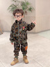 G.DUCKKIDS小黃鴨童裝兒童迷彩服套裝加絨加厚男童外套秋冬季學(xué)生軍訓(xùn)運(yùn)動(dòng)服 軍綠色迷彩套裝24579 110 建議4~5歲【100-110cm】 曬單實(shí)拍圖