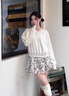 SNYDER WEAR2025秋季新款外套女蕾絲花邊韓版百搭短款修身運(yùn)動(dòng)夾克上衣外套女 黑色 S 【建議95斤以內(nèi)】 曬單實(shí)拍圖