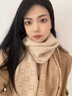 MITHAOL KUSC新年紅色女士圍巾女本命年生日禮物送女友老婆長輩禮盒裝 紅色【禮盒裝】 曬單實(shí)拍圖