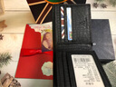 保羅美思得錢(qián)包男真皮高端男士新短款羊皮卡包錢(qián)夾輕奢侈品生日禮物送友爸爸 黑色 高檔輕奢商務(wù)百搭休閑時(shí)尚【紅色禮盒】 曬單實(shí)拍圖