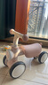 babycare兒童平衡車四輪滑行滑步車寶寶學步車無踏板1-3歲周歲禮物 空鏡粉 曬單實拍圖