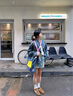 哈魯?shù)厦朗綇?fù)古水洗牛仔外套女2025秋季新款寬松韓系高級(jí)感夾克上衣外搭 做舊藍(lán) M (80-100斤） 曬單實(shí)拍圖
