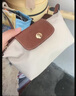 瓏驤LONGCHAMP/包迷你餃子包單柄手提包龍驤mini單肩斜挎尼龍女包 經(jīng)典紙張白 贈免打孔肩帶 曬單實(shí)拍圖