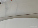 上林春天餐桌輕奢高級感餐桌實(shí)木餐桌折疊餐桌家用巖板餐桌#白亮光606四軌 曬單實(shí)拍圖