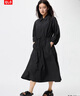 優(yōu)衣庫(kù)女裝尼龍連衣裙/7分袖裙子480632 09 黑色 2XL /165/100B 曬單實(shí)拍圖