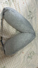 名創(chuàng  )優(yōu)品（MINISO）面包粒子枕U型枕學(xué)生午睡枕旅行便攜護頸枕辦公室頭枕靠枕淺灰色 曬單實(shí)拍圖