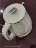 美的（Midea）電熱水壺 316L母嬰級不銹鋼電水壺 1.8L家用大容量燒水壺一鍵恒溫55℃ 雙層防燙開(kāi)水壺 1.8L 【復古系列】SH60-Q 曬單實(shí)拍圖