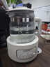 摩飛電器（Morphyrichards）全玻璃養生壺家用燒水壺多段控溫電熱水壺極速風(fēng)冷恒溫壺沖奶泡奶機MR5602 1.2L 椰奶白 曬單實(shí)拍圖
