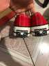 匡威（Converse）官方1970S男女低幫休閑運動(dòng)鞋帆布鞋圣誕紅色164949C 164949C/搪瓷紅 35 曬單實(shí)拍圖