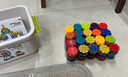 彌鹿（MiDeer）積木拼裝手工diy拼插玩具男孩女孩禮物透彩雪花片-200pcs家居裝飾 曬單實(shí)拍圖