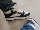 安踏元年高幫丨男板鞋運動(dòng)休閑百搭防潑水板鞋百搭時(shí)尚秋季休閑板鞋 曬單實(shí)拍圖