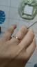 中國(guó)黃金（CHINA GOLD）足金碎冰冰戒指男女款黃金固口素圈指環(huán)中秋節(jié)生日禮物送女友老婆 碎碎冰戒指 圈號(hào)16 1g 曬單實(shí)拍圖