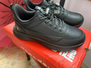 足力健防滑老人鞋春季爸爸鞋皮面散步鞋戶(hù)外休閑運動(dòng)鞋中老年鞋子 曬單實(shí)拍圖