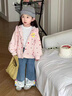 G.duck小黃鴨女童棉布外套春秋兒童春裝女寶寶春季衣服衛衣小女孩夾克 粉紅色 【 有里布】 110 建議100-110cm2-3歲 建議身 曬單實(shí)拍圖