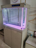 閩江（minjiang）魚(yú)缸水族箱客廳家用中大型底濾輕奢極簡(jiǎn)造景超白玻璃金龍魚(yú)缸 魅力卡其色（升級(jí)加寬款） 長(zhǎng)80x寬38.7x高150cm（溫顯+超白） 曬單實(shí)拍圖