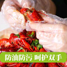 海伊朵 400只一次性手套食品級獨立包裝吃小龍蝦小包加厚防護烘焙手套 一次性透明包裝手套（約400只） 曬單實(shí)拍圖